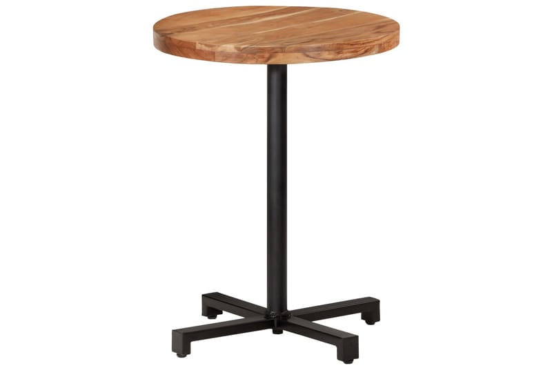 Bistrobord rundt Ø60x75 cm heltre akasie - Brun - Hagemøbler - Hagebord - Cafebord