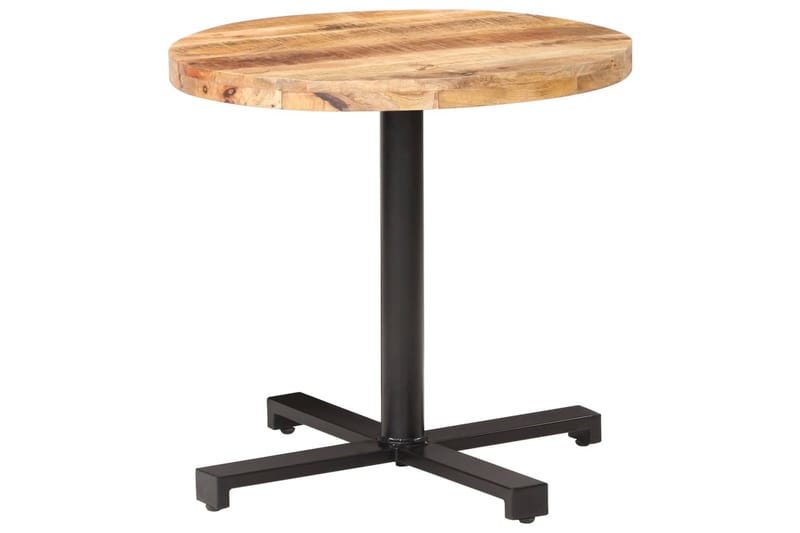 Bistrobord rundt Ø80x75 cm grovt mangotre - Brun - Hagemøbler - Hagebord - Cafébord