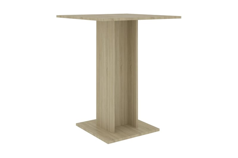 Bistrobord sonoma eik 60x60x75 cm sponplate - Brun - Hagemøbler - Hagebord - Cafebord