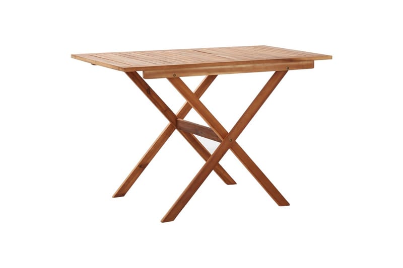 Hagebord 110x67x74 cm heltre akasie - Brun - Hagemøbler - Hagebord - Cafebord