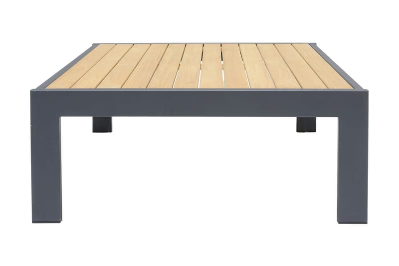 Palau Cafébord 103 cm - Tre/Grå - Hagemøbler - Hagebord - Cafebord