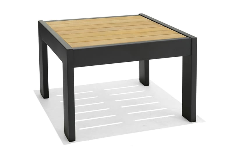 Palau Cafébord 63 cm - Tre/Grå - Hagemøbler - Hagebord - Cafebord