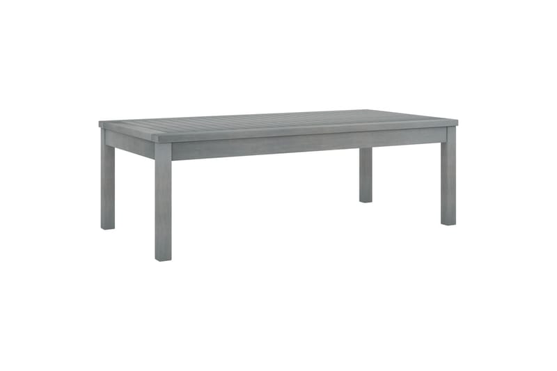Salongbord 100x50x33 cm grå heltre akasie - Grå - Hagemøbler - Balkong - Balkongmøbler - Balkongbord