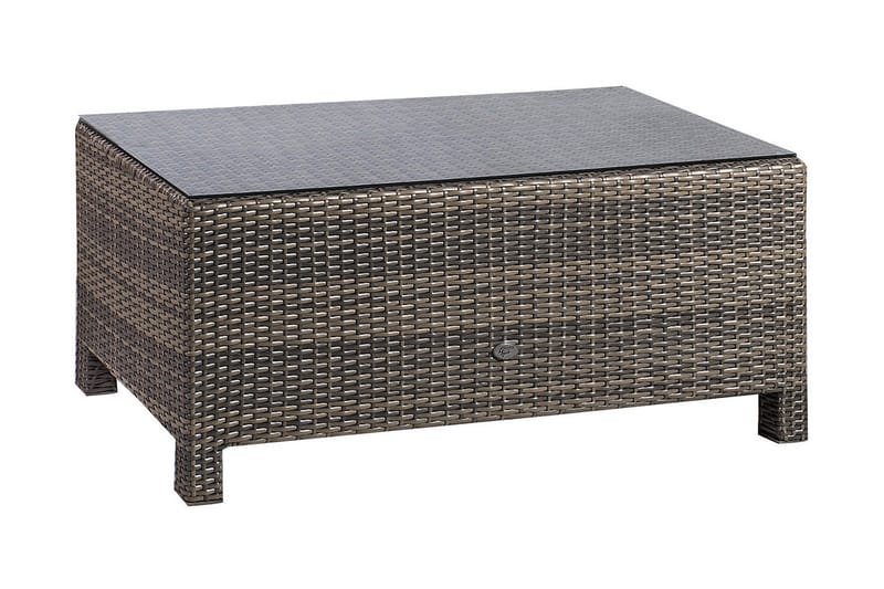 Sevilla Sofabord 71x71xH30 cm Mørkebrun - Hagemøbler - Hagebord - Loungebord & Sofabord utendørs