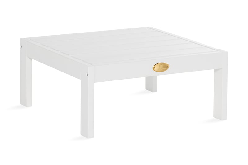 Sjövik Sofabord 69 cm Hvit/Tre - Hillerstorp - Hagemøbler - Hagebord - Loungebord & Sofabord utendørs