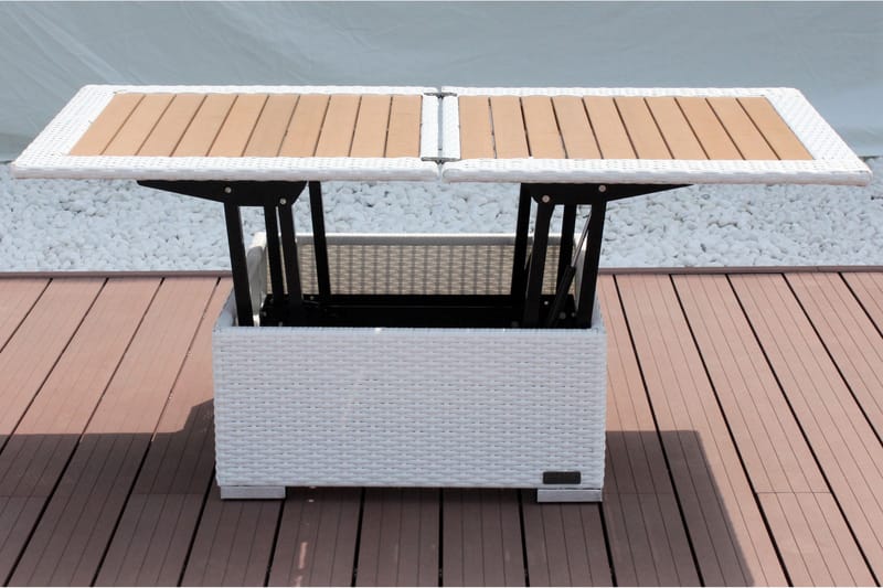 Sofabord - Hvit|Krem - Hagemøbler - Hagebord - Loungebord & Sofabord utendørs