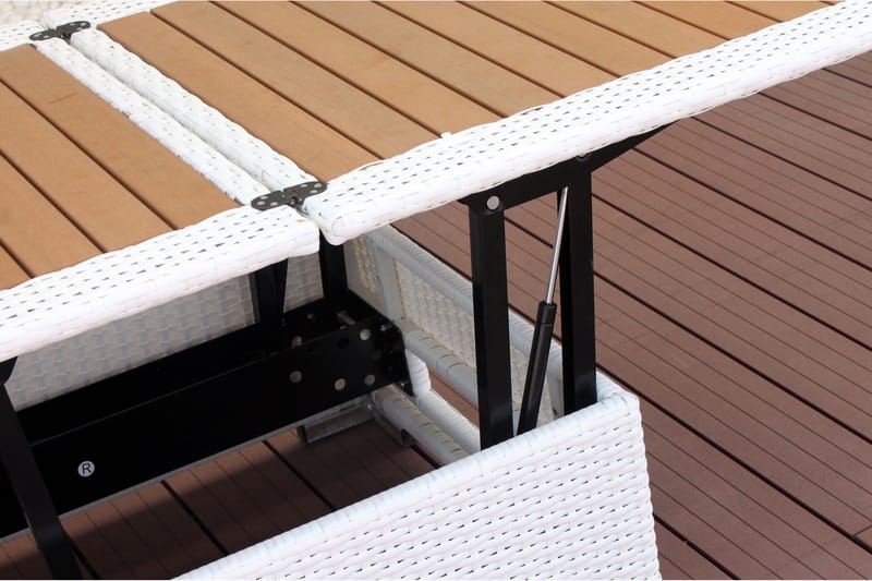 Sofabord - Hvit|Krem - Hagemøbler - Hagebord - Loungebord & Sofabord utendørs