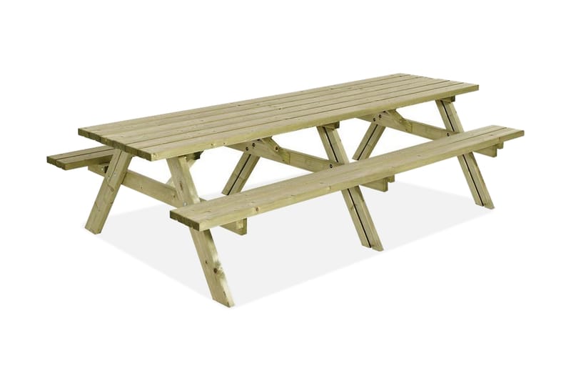 Gudrun Piknikbord med Benk 300 cm - Tre - Hagemøbler - Hagebord - Piknikbord