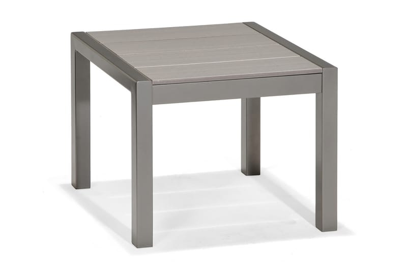 Solana Sidebord 50 cm - Grå - Hagemøbler - Hagebord - Sidebord