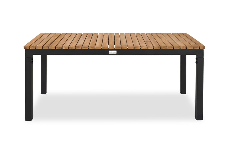 Bahamas Bord 110x60 cm - Svart/Teak - Hagemøbler - Balkong - Balkongmøbler - Balkongbord