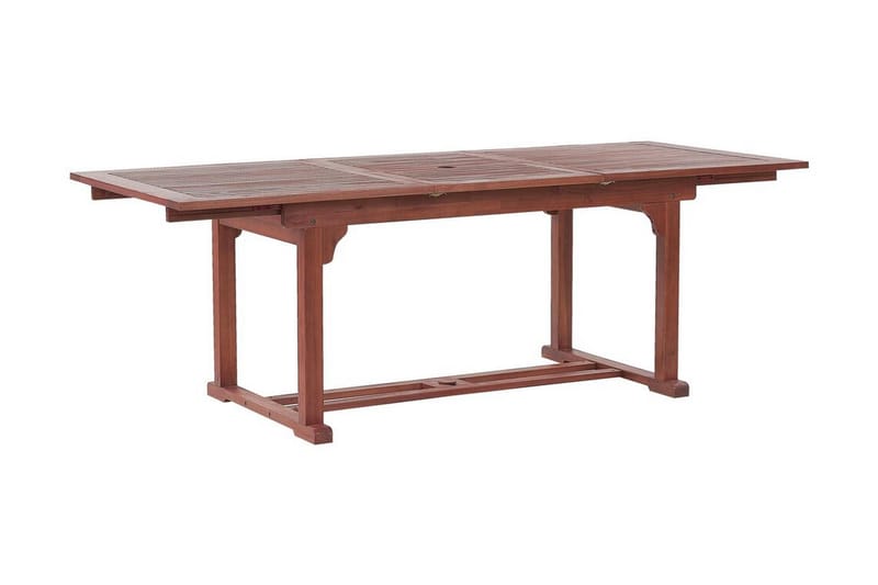Canneto Forlengningsbart Spisebord 160 cm - Natur/Akacia - Hagemøbler - Hagebord - Spisebord ute