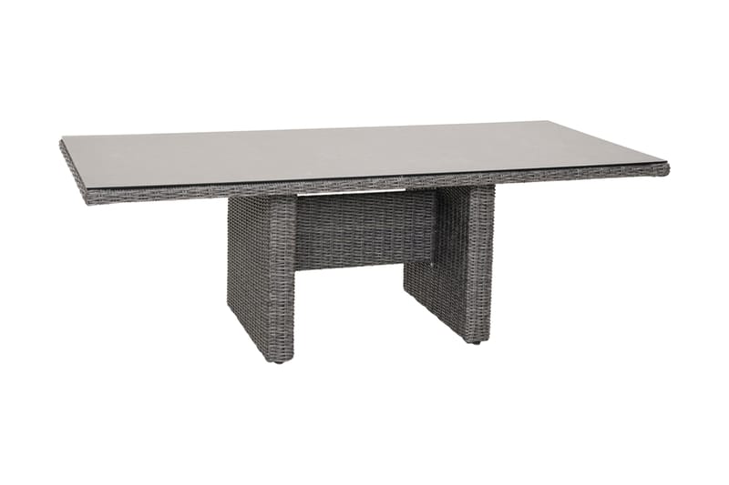 Comfort Rocking Spisebord 220x100 cm - Grå - Hagemøbler - Hagebord - Spisebord ute