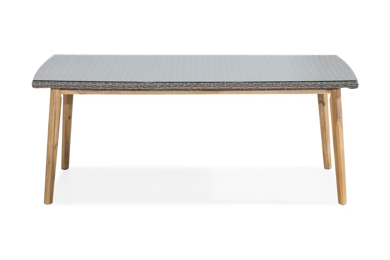 Gasell Spisebord 200x100 cm - Akasie/Natur - Hagemøbler - Hagebord - Spisebord