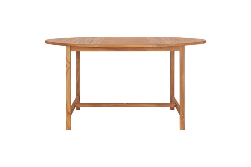 Hagebord 150x76 cm heltre teak - Brun - Hagemøbler - Hagebord - Spisebord
