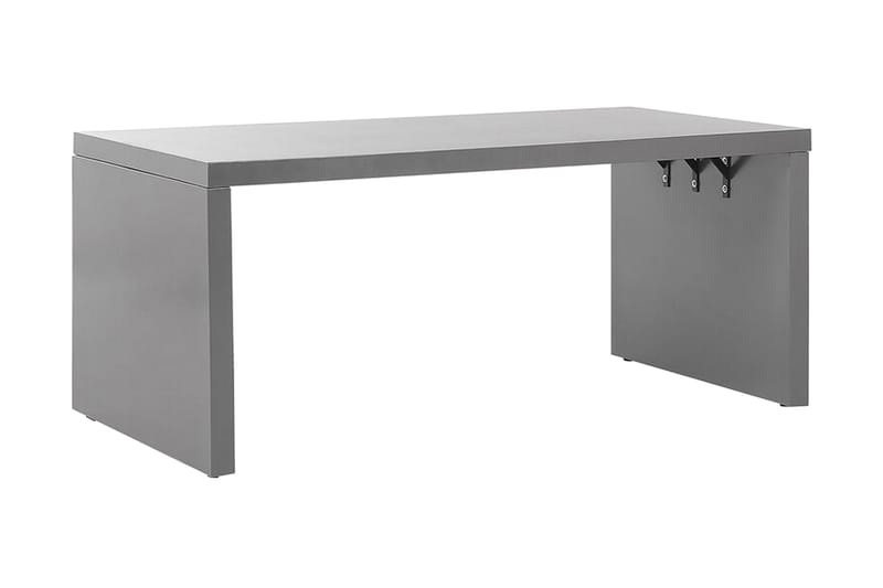 Hagebord 180 x 90 cm grå U-formet TARANTO - Grå - Hagemøbler - Hagebord - Spisebord ute