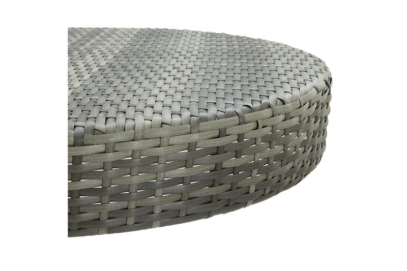 Hagebord grå 75,5x106 cm polyrotting - Grå - Hagemøbler - Hagebord - Spisebord