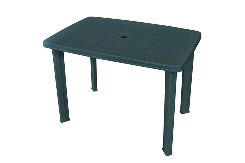 Hagebord grønn 101x68x72 cm plast - Grønn - Hagemøbler - Hagebord - Spisebord ute