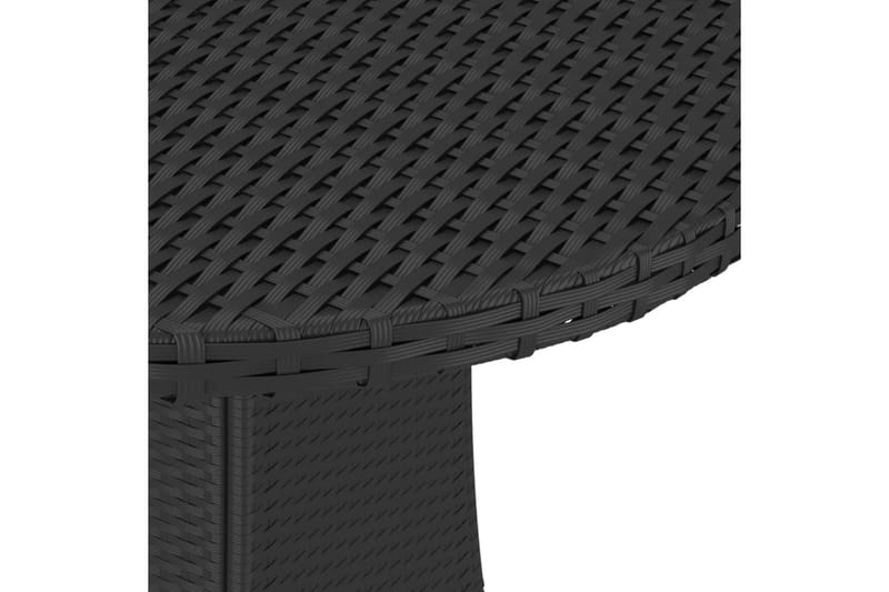 Hagebord svart 70x70x73 cm polyrotting - Svart - Hagemøbler - Hagebord - Spisebord