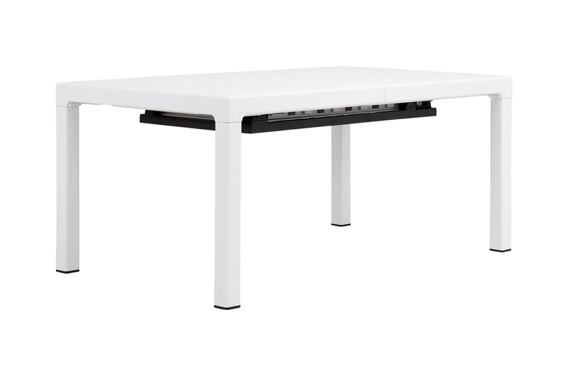 Husom Forlengningsbart Spisebord 162 cm - Hvit - Hagemøbler - Hagebord - Spisebord ute