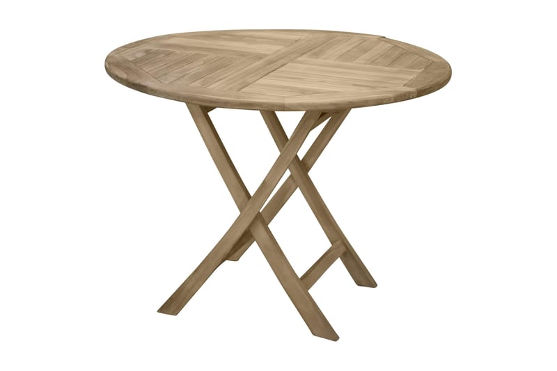 Kenya Spisebord Rundt Ø100 cm Natur - Venture Home - Hagemøbler - Hagebord - Spisebord