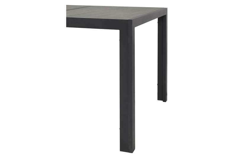 Kenys Spisebord 195 cm - Svart/Grå - Hagemøbler - Hagebord - Spisebord ute