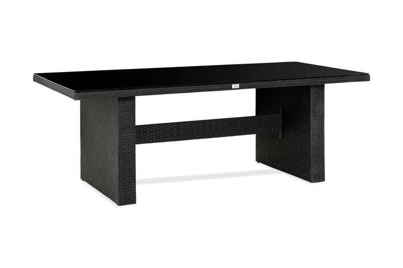 Majestic Spisebord 210x100 cm - Svart - Hagemøbler - Hagebord - Spisebord