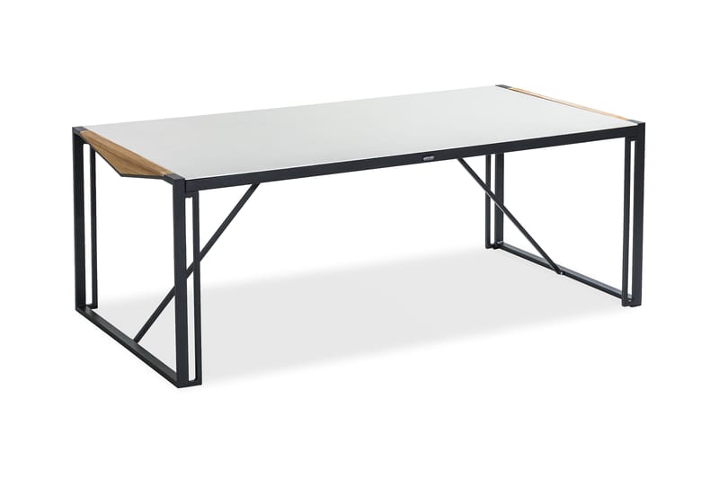Östermalm Spisebord 200x100 cm - Svart - Hagemøbler - Hagebord - Spisebord ute