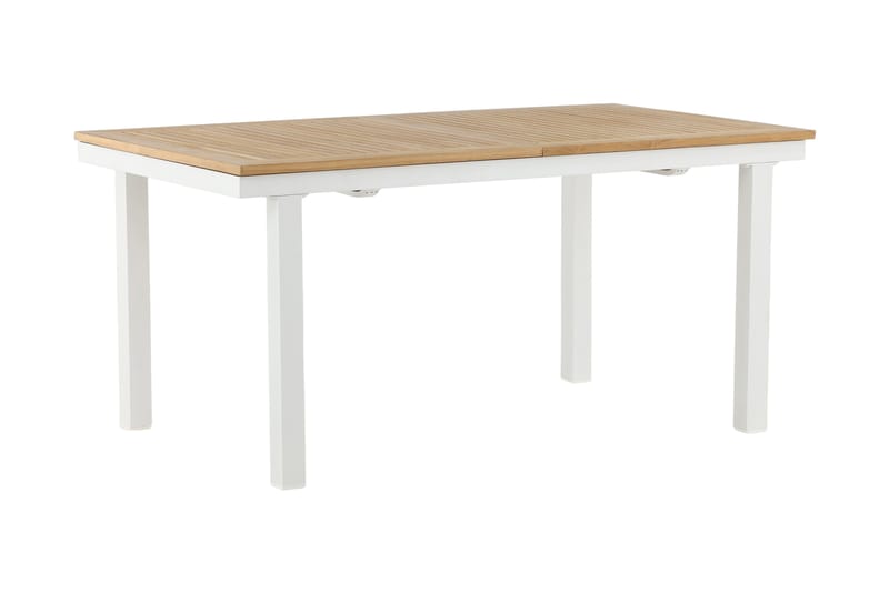 Panama Forlengningsbart Spisebord 160 cm Teak/Hvit