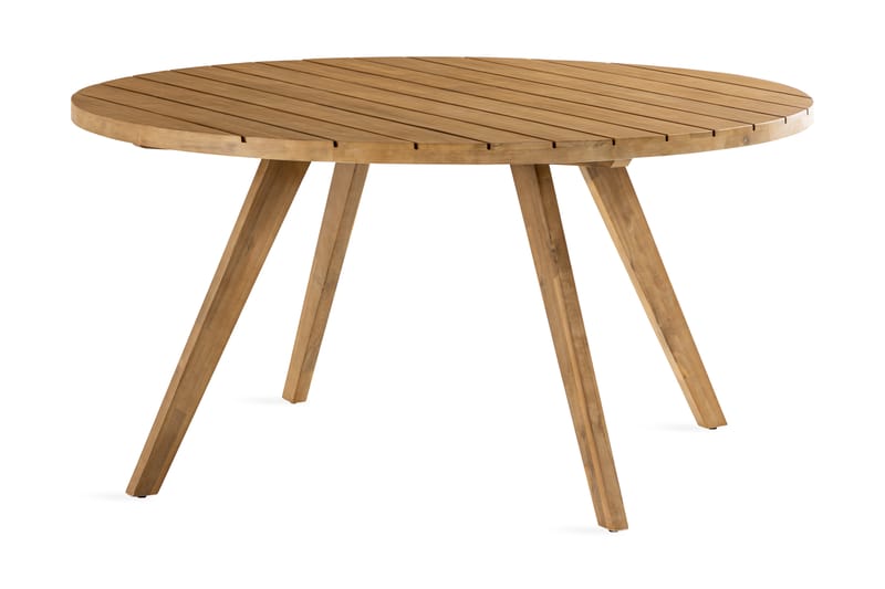 Rounda Spisebord Rundt 150 cm - Akasie - Hagemøbler - Hagegruppe - Cafesett