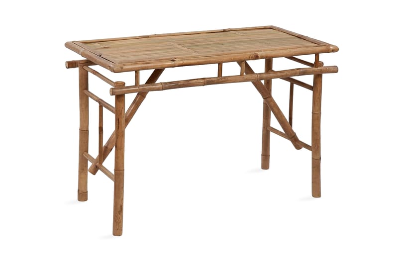 Sammenleggbart hagebord 120x50x77 cm bambus - Bambu - Hagemøbler - Hagebord - Spisebord
