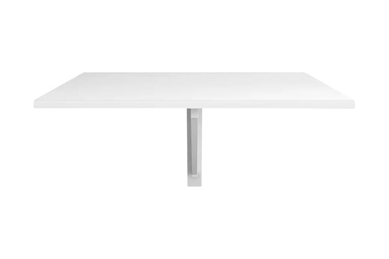 Sammenleggbart veggbord hvit 100x60 cm - Hagemøbler - Hagebord - Spisebord