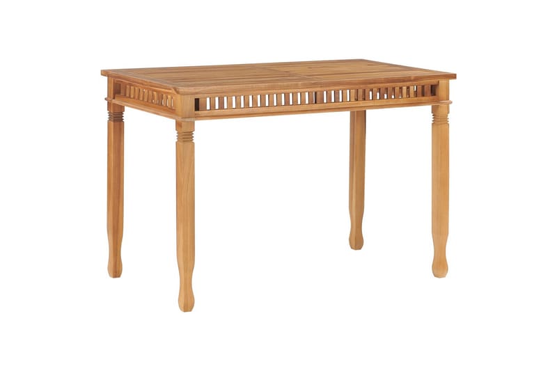 Spisebord til hage 120x65x80 cm heltre teak - Hagemøbler - Hagebord - Spisebord