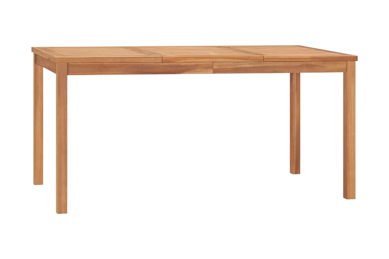 Utendørs spisebord 160x80x77 cm heltre teak - Hagemøbler - Hagebord - Spisebord ute