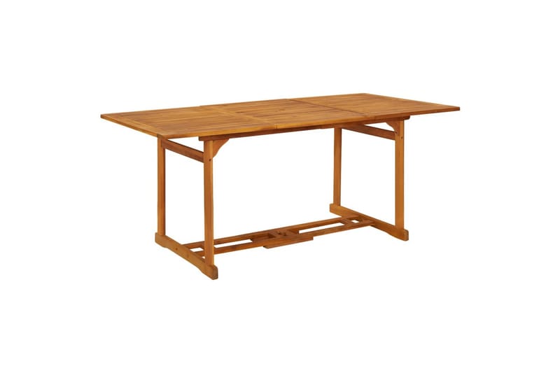 Utendørs spisebord 180x90x75 cm heltre akasie - Brun - Hagemøbler - Hagebord - Spisebord