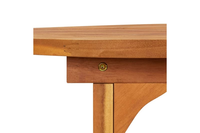 Utendørs spisebord 220x90x75 cm heltre akasie - Brun - Hagemøbler - Hagebord - Spisebord