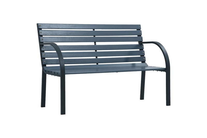 Hagebenk 120 cm grå tre - Hagemøbler - Sofaer & benker - Benker