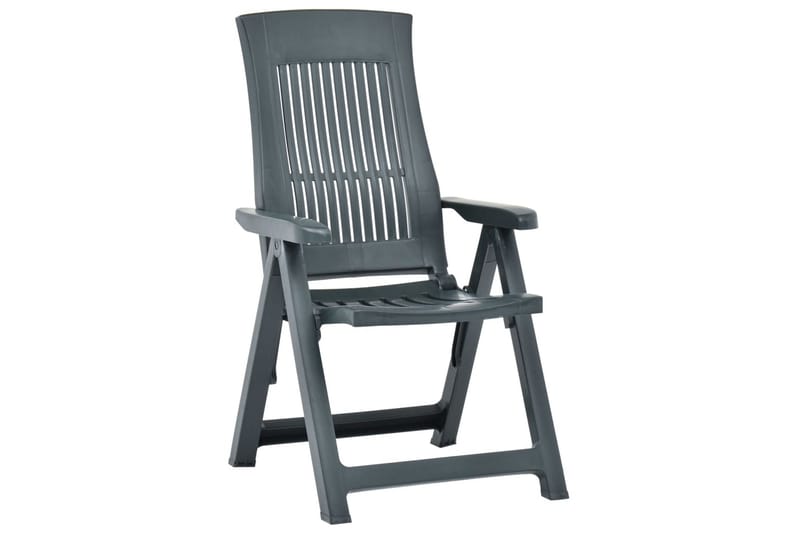 Hagelenestoler 2 stk plast grønn - Hagemøbler - Stoler & Lenestoler - Posisjonsstoler