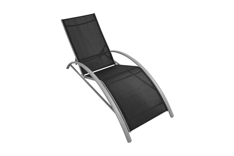 Solseng aluminium svart - Svart - Hagemøbler - Loungemøbler - Solseng