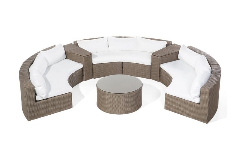 Severo Loungegruppe 102 cm - Brun - Hagemøbler - Loungemøbler - Sofagrupper (ute)
