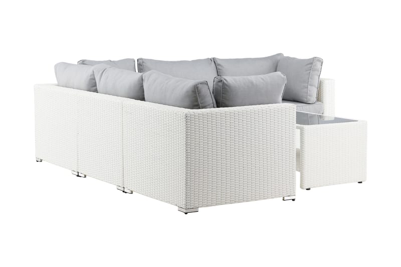 Amazon Loungesofa Grå/Hvit - Venture Home - Hagemøbler - Loungemøbler - Loungesett