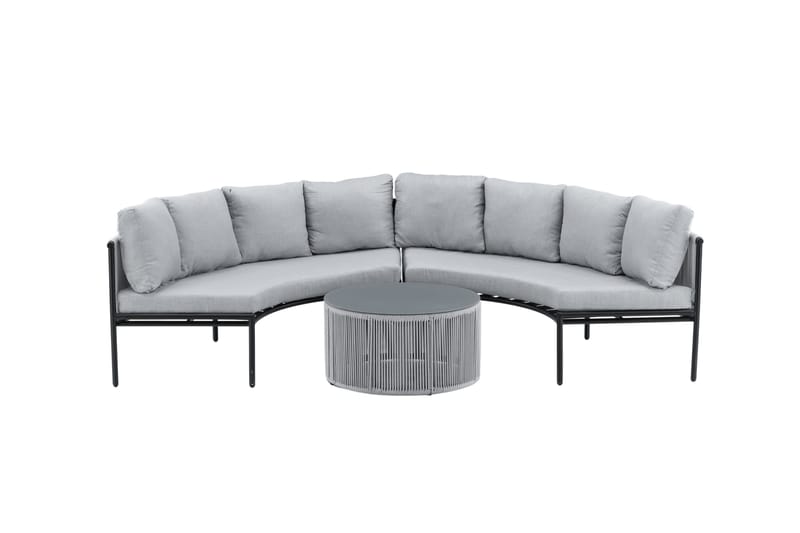 Virya Loungegruppe 6-seters Grå - Venture Home - Hagemøbler - Loungemøbler - Sofagruppe utendørs