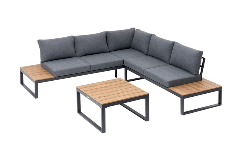 5-seters Sofa - Grå - Hagemøbler - Loungemøbler - Lounge sofa