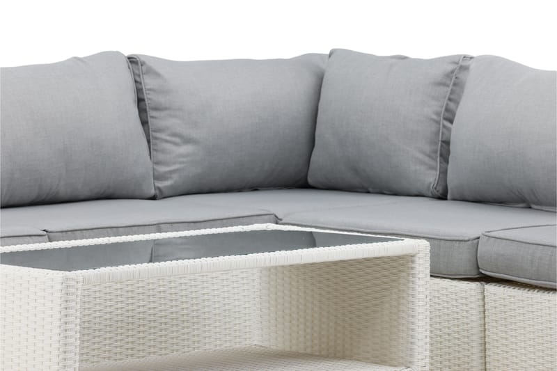 Amazon Loungesofa Grå/Hvit - Venture Home - Hagemøbler - Loungemøbler - Lounge sofa