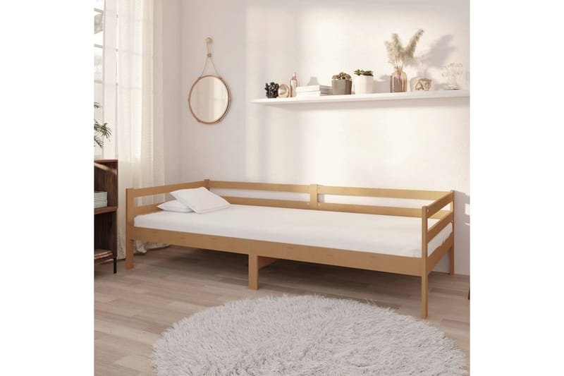 Dagseng honningbrun heltre furu 90x200 cm - Brun - Hagemøbler - Loungemøbler - Loungesofaer