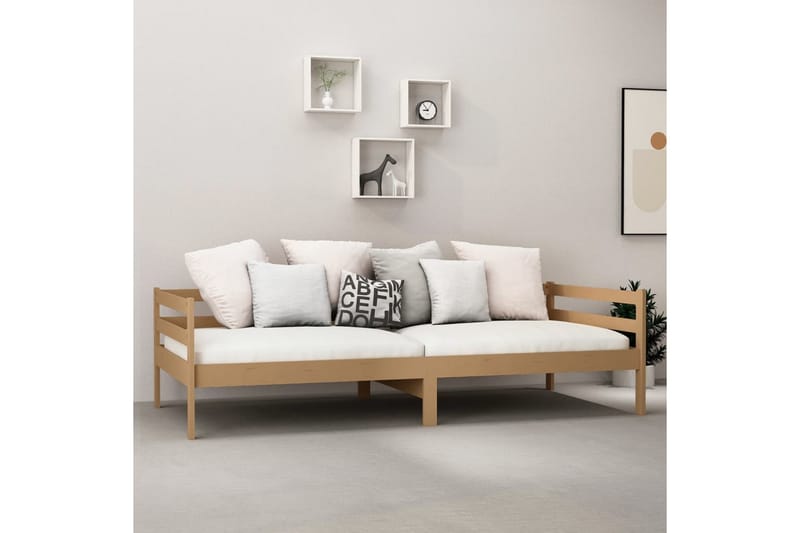Dagseng honningbrun heltre furu 90x200 cm - Brun - Hagemøbler - Loungemøbler - Lounge sofa