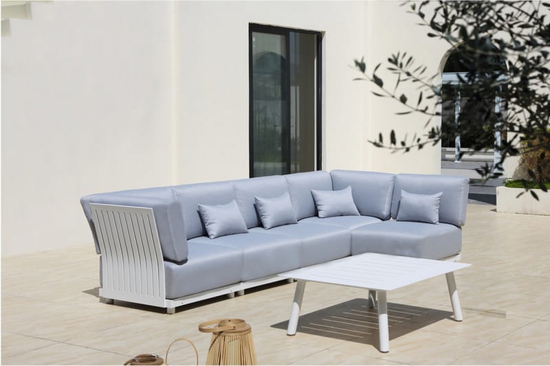 Hanover Sofa - Hvit - Hagemøbler - Loungemøbler - Loungesofaer