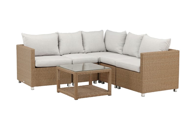 Vamos Loungegruppe Beige/Natur - Venture Home - Hagemøbler - Loungemøbler - Lounge sofa