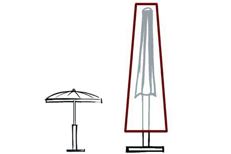 Garvida Parasollbeskyttelse Brun - Hagemøbler - Puteoppbevaring & møbelbeskyttelse - Parasolltrekk