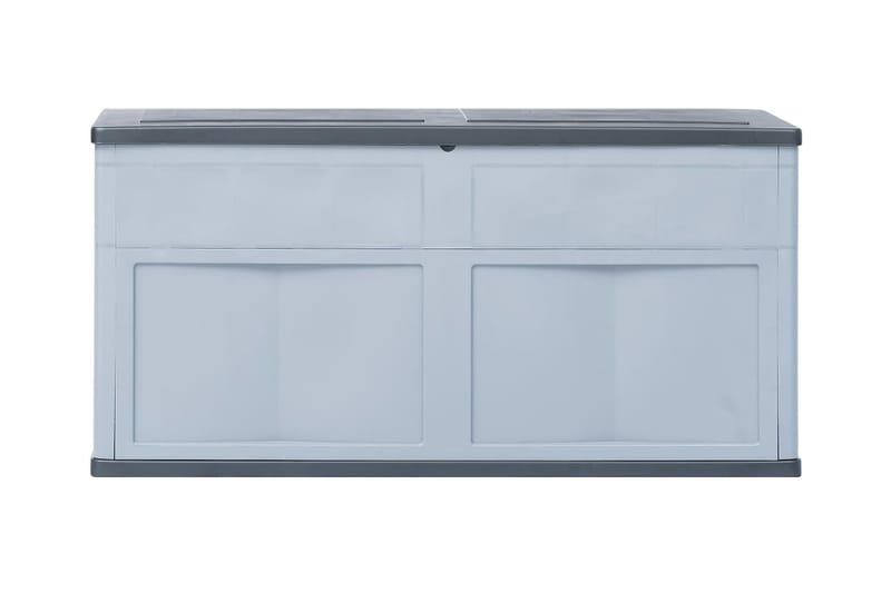 Putekasse 320 L grå svart - Hagemøbler - Puteoppbevaring & møbelbeskyttelse - Putebokser & Putekasser