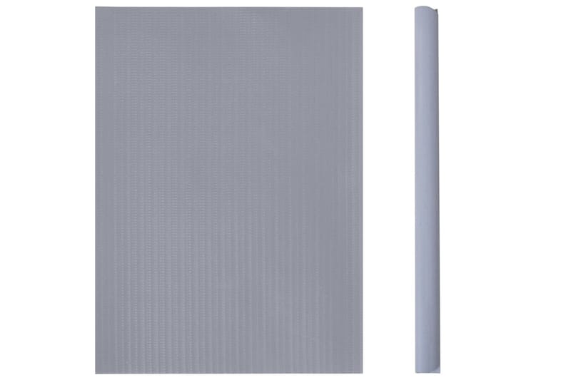 Hageskjerm 4 stk PVC 35x0,19 m matt lysegrå - Grå - Hagemøbler - Solbeskyttelse - Avskjerming & vindskjerm